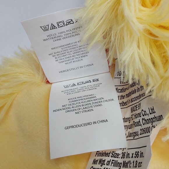 'COTTONTAIL LANE' PLUSH HOODED THROW BLANKET 36"×56" 'CHINNI' 'CHIC' - Picture 14 of 16